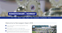 Desktop Screenshot of norwegian-open.com