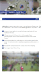 Mobile Screenshot of norwegian-open.com